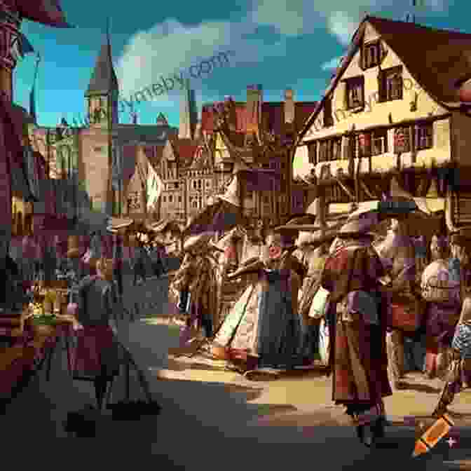 A Bustling Medieval Market, Filled With Vendors, Merchants, And Shoppers, Showcasing The Growth Of Trade And Commerce. The Cambridge History Of Capitalism: Volume 1 The Rise Of Capitalism: From Ancient Origins To 1848 (The Cambridge History Of Capitalism 2 Volume Hardback Set)