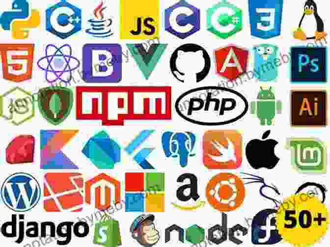 A Collage Of Different Programming Language Logos Help Your Kids With Computer Science (Key Stages 1 5): A Unique Step By Step Visual Guide To Computers Coding And Communication