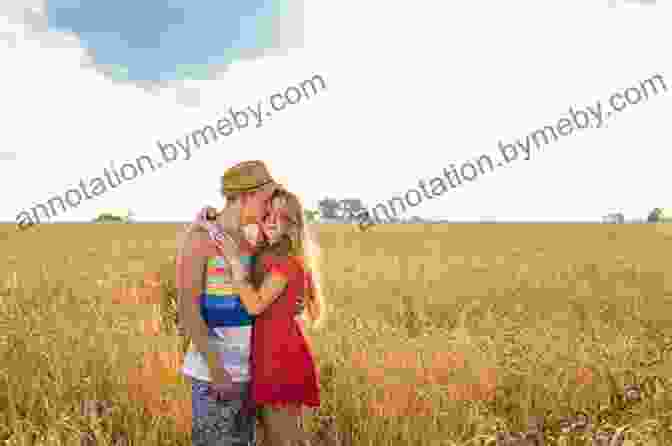 A Couple Embraces Amidst A Field Of Wildflowers In Grace Valley Deep In The Valley (A Grace Valley Novel 1)