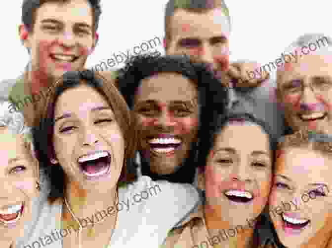 A Group Of People Laughing And Smiling. Romancing Your Customer: How To Passionately Attract Retain And Win Back Customers For Unbelievable Loyalty And Profitability