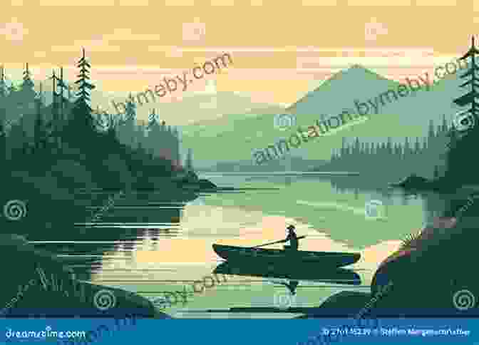 A Lone Canoeist Paddles Through A Tranquil Lake Surrounded By Towering Mountains Canoeing The Mountain: Gifts From The Waters