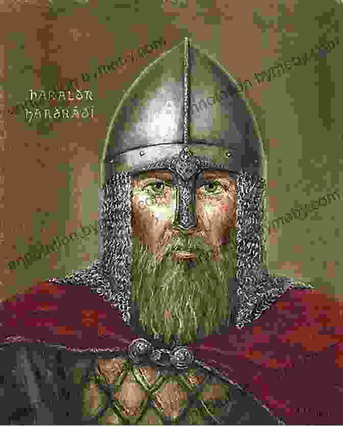 A Portrait Of King Harald Hardrada, A Fierce Viking Warrior With A Long, Flowing Beard And Piercing Blue Eyes. The Last Viking: The True Story Of King Harald Hardrada