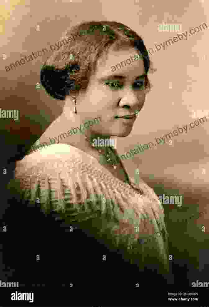 A Sepia Toned Portrait Of Sarah Breedlove, A Determined And Visionary African American Woman With An Unwavering Gaze. The Richest Woman In America: Hetty Green In The Gilded Age