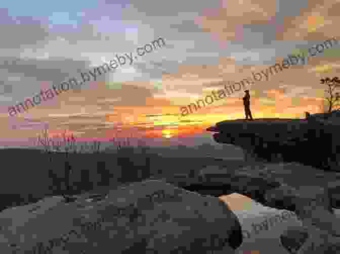 A Silhouette Of A Hiker Against A Breathtaking Sunrise On The Appalachian Trail The Unlikely Thru Hiker: An Appalachian Trail Journey