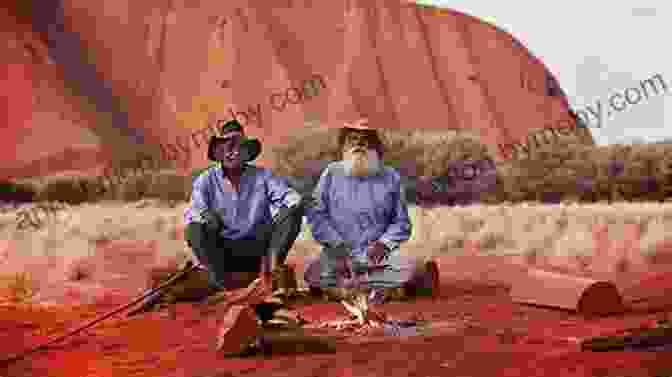 A Traveler Interacting With An Aboriginal Elder In The Outback Slow Rider: Australia On A Postie Bike And A 125 Cc Motorbike