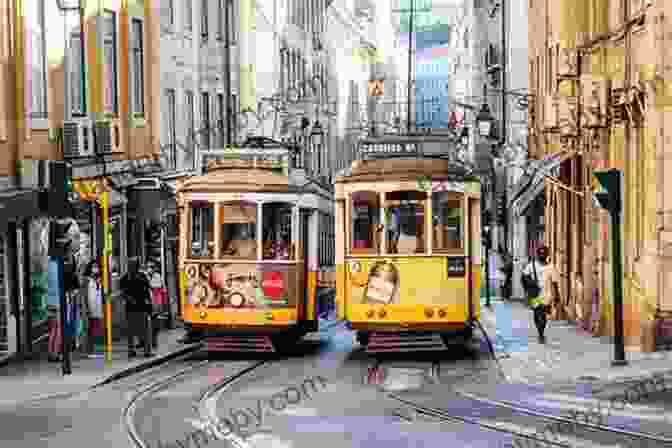 A Vibrant Tram Traversing The Historic Streets Of Lisbon, Portugal DK Eyewitness Portugal (Travel Guide)