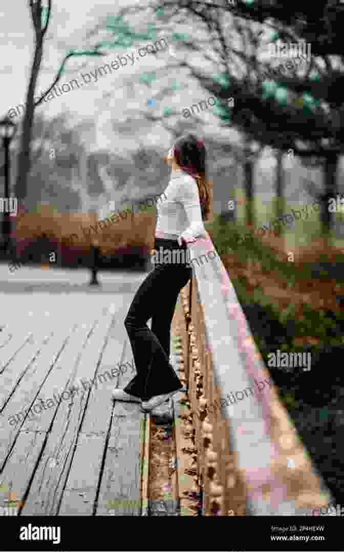 A Young Woman Standing On A Bridge, Looking Out At The City Skyline. A Twist Of Fate Tam Has Main