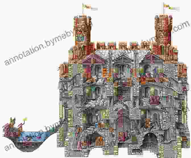 Close Up Of Detailed Illustrations In Cross Sections Castle Book Stephen Biesty S Cross Sections Castle (Stephen Biesty Cross Sections)