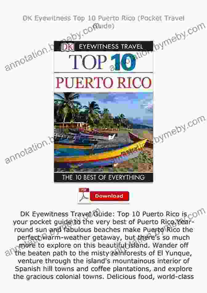 DK Eyewitness Top 10 Puerto Rico Pocket Travel Guide Cover DK Eyewitness Top 10 Puerto Rico (Pocket Travel Guide)