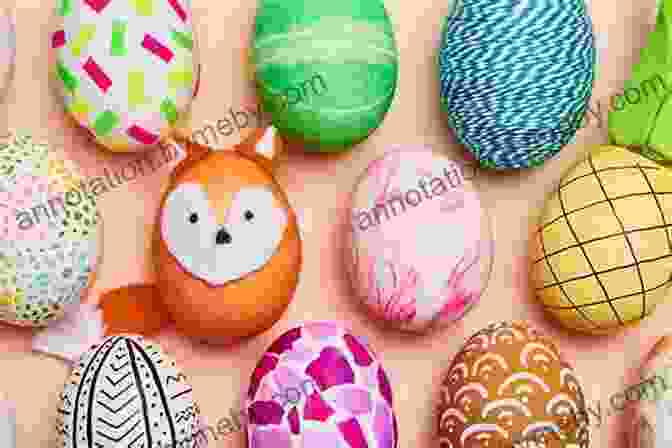 Exquisitely Decorated Easter Eggs In Various Hues Easter Jokes For Kids: Easter Easter Gifts For Kids Easter Basket Stuffers