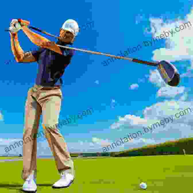 Golfer Executing A Perfect Swing On A Lush Green Fairway Golf Lessons For The Weekend Player: How To Break 100 Or 90 Consistently