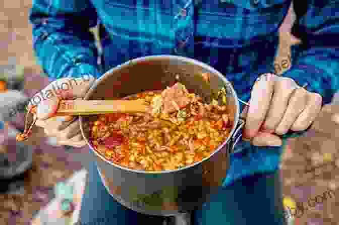 Image Of A Hiker Enjoying A Gourmet Meal In The Backcountry The Hungry Spork Trail Recipes: Quick Gourmet Meals For The Backcountry