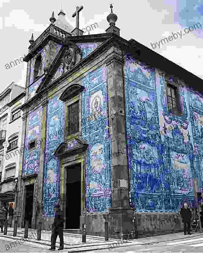 Intricate Blue And White Azulejo Tiles Adorning The Facade Of A Building In Porto, Portugal DK Eyewitness Portugal (Travel Guide)