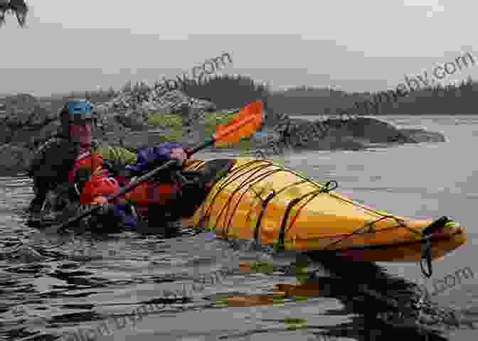 Kayaker Practicing A Wet Exit The Complete Of Sea Kayaking