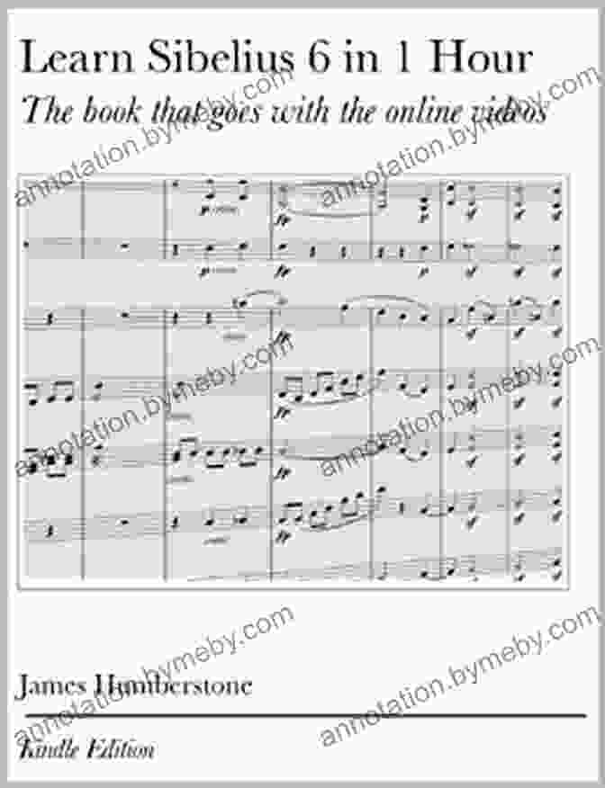 Learn Sibelius In Hour Book Cover Learn Sibelius 6 In 1 Hour James Humberstone