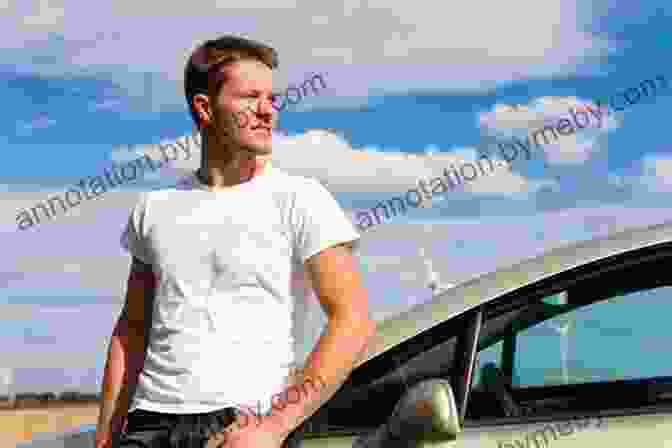 Man Leaning On His Car, A Look Of Pride And Affection In His Eyes, Showcasing The Deep Bond And Connection Between A Car Enthusiast And Their Prized Possession. A Man His Car: Iconic Cars And Stories From The Men Who Love Them