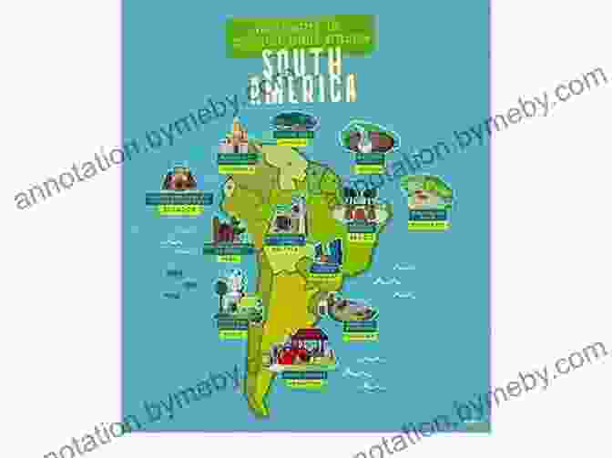 Map Of South America With Highlighted Countries And Attractions Visiting Buenos Aires : Your Complete Guide For Your Trip To Buenos Aires (Discover South America With Safer : Complete Guides For Your Trip To South America)