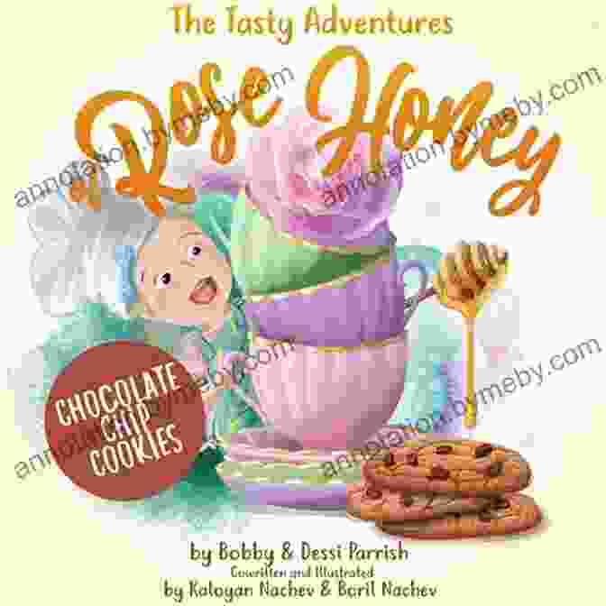 Rose Honey Children's Book Cover: A Young Girl, Rose Honey, Stands Amidst A Field Of Flowers, Her Eyes Filled With Wonder And Determination The Tasty Adventures Of Rose Honey: Cinnamon Apple Cake: (Rose Honey Childrens Book)