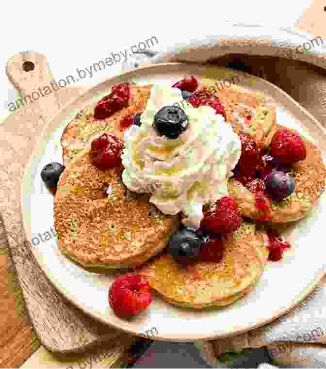 Stack Of Traditional Dutch Pancakes Served With Fresh Fruit And Whipped Cream DK Eyewitness Amsterdam (Travel Guide)