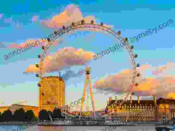 Stunning Night View Of The London Eye, A Colossal Ferris Wheel Offering Breathtaking Panoramic Vistas Of London's Skyline. DK Eyewitness Top 10 London (Pocket Travel Guide)