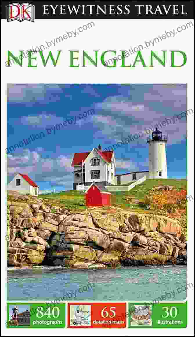 The Cover Of The DK Eyewitness New England Travel Guide DK Eyewitness New England (Travel Guide)