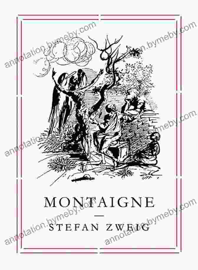 The Montaigne Pushkin Collection Stefan Zweig Book Cover, Featuring Portraits Of Michel De Montaigne, Alexander Pushkin, And Stefan Zweig Montaigne (Pushkin Collection) Stefan Zweig